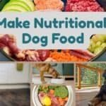 Making nutritional dog food at home